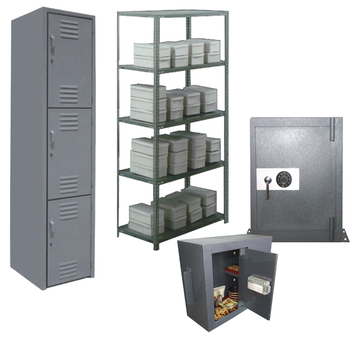 Cajas Fuertes, Lockers y Estanterías